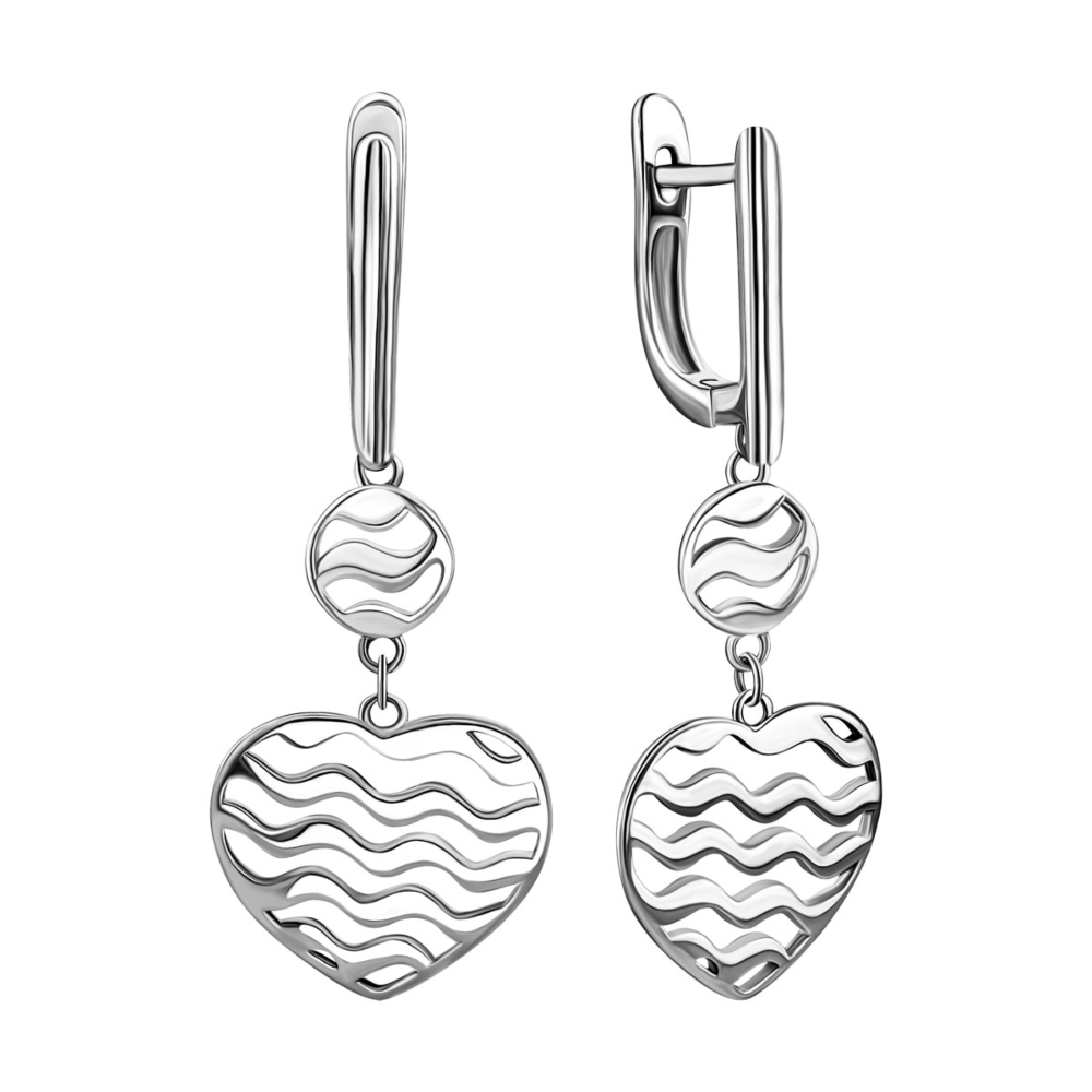 Серебряные серьги-подвески. Артикул UG5AE02464
