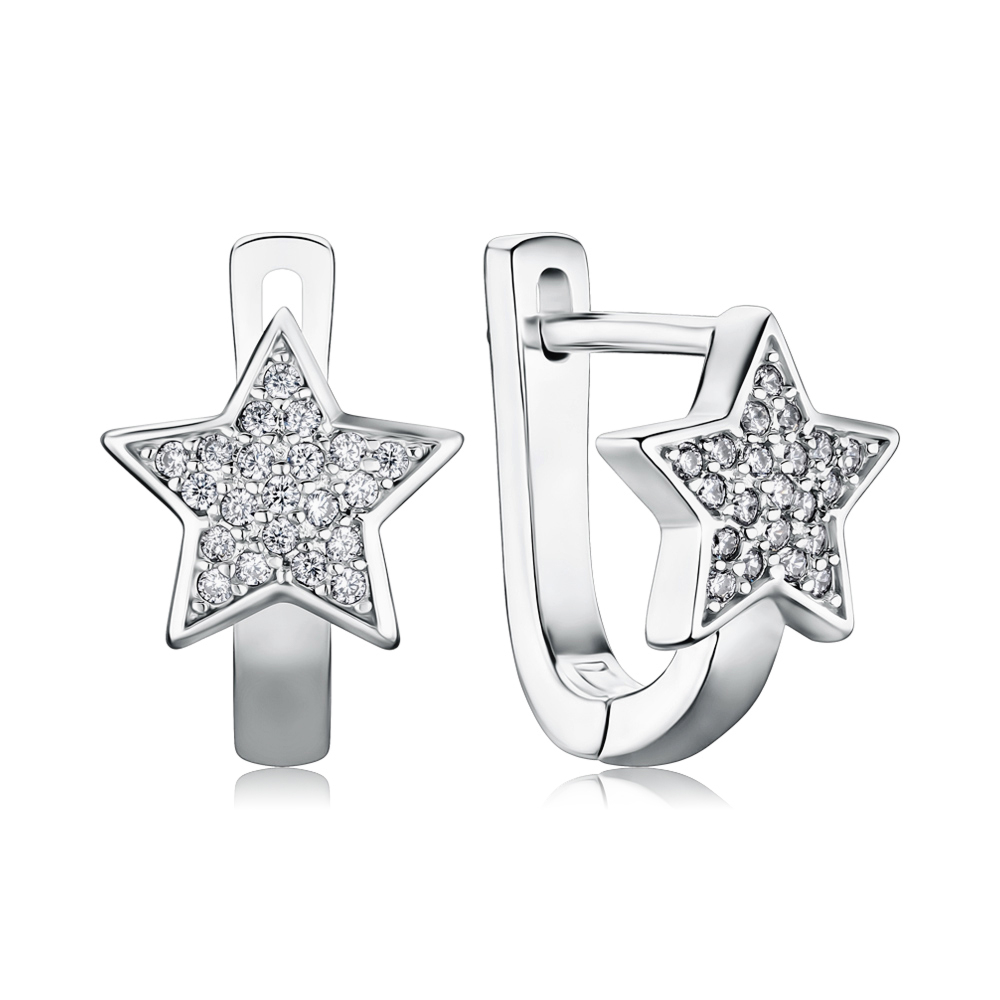 Серебряные серьги B00071-E/12/1