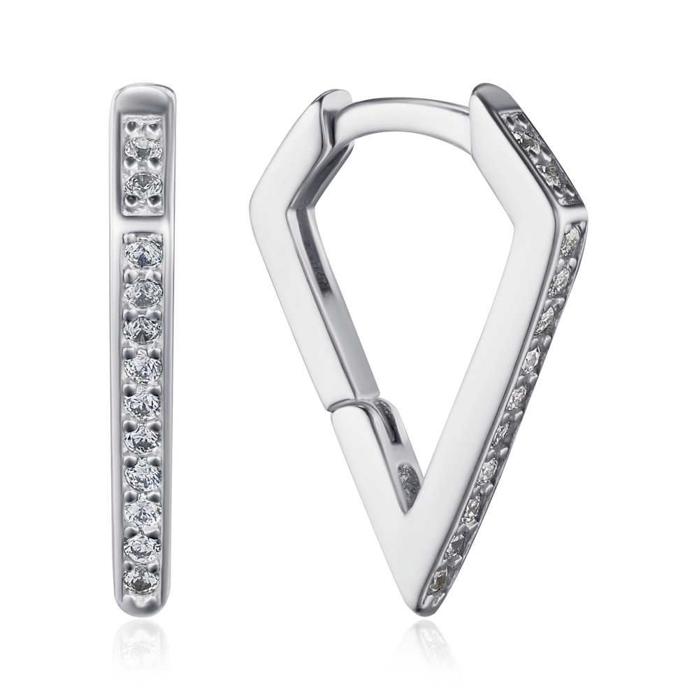Серебряные серьги. Артикул B01058-E/12/1