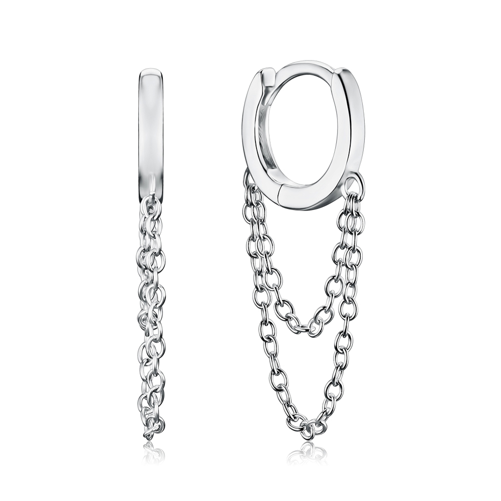 Серебряные серьги B01566-E/12