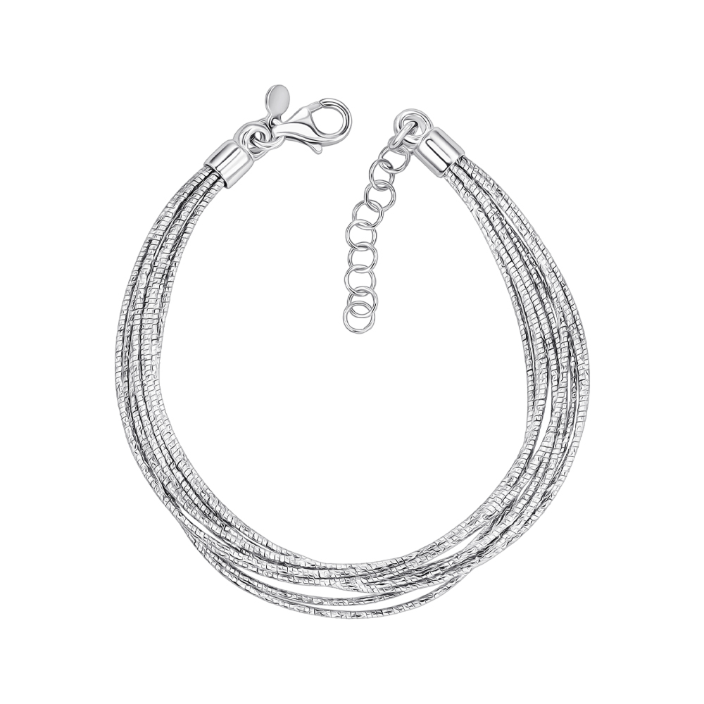 Срібний браслет без вставки BFAXD000166-B/12