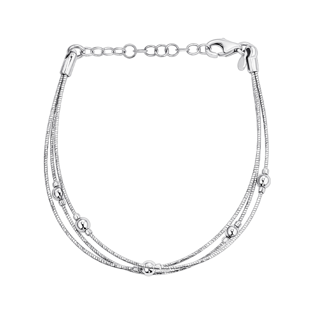 Серебряный браслет без вставки BFAXD000167-B/12