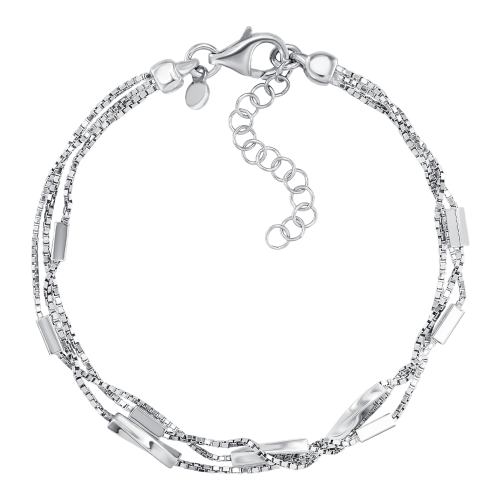 Серебряный браслет. Артикул BFAXD000285-B/12