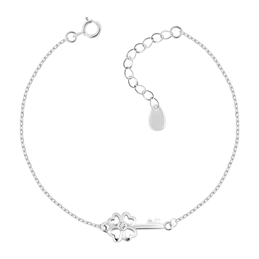 Серебряный браслет с фианитами. Артикул UG5BR34402