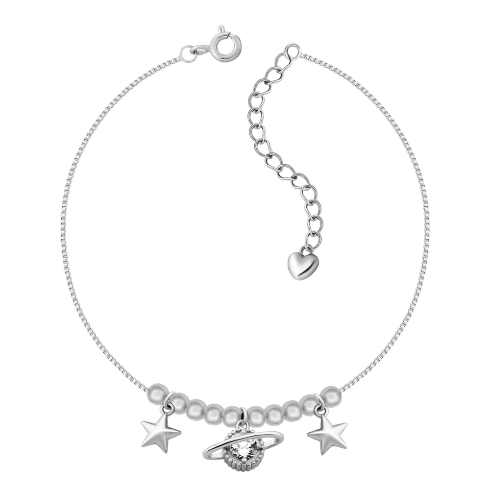 Серебряный браслет с фианитами. Артикул UG5BR35095