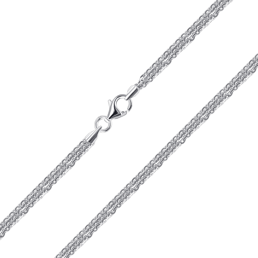 Серебряная цепочка. Артикул BRILLANTINA 3FILE-L/12