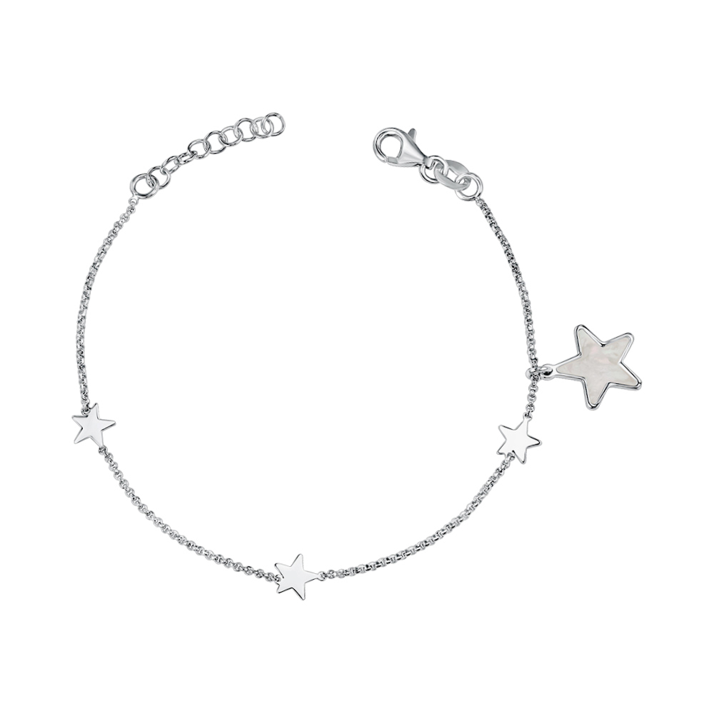 Срібний браслет з перламутром BRT  10348 G-B/12/21525