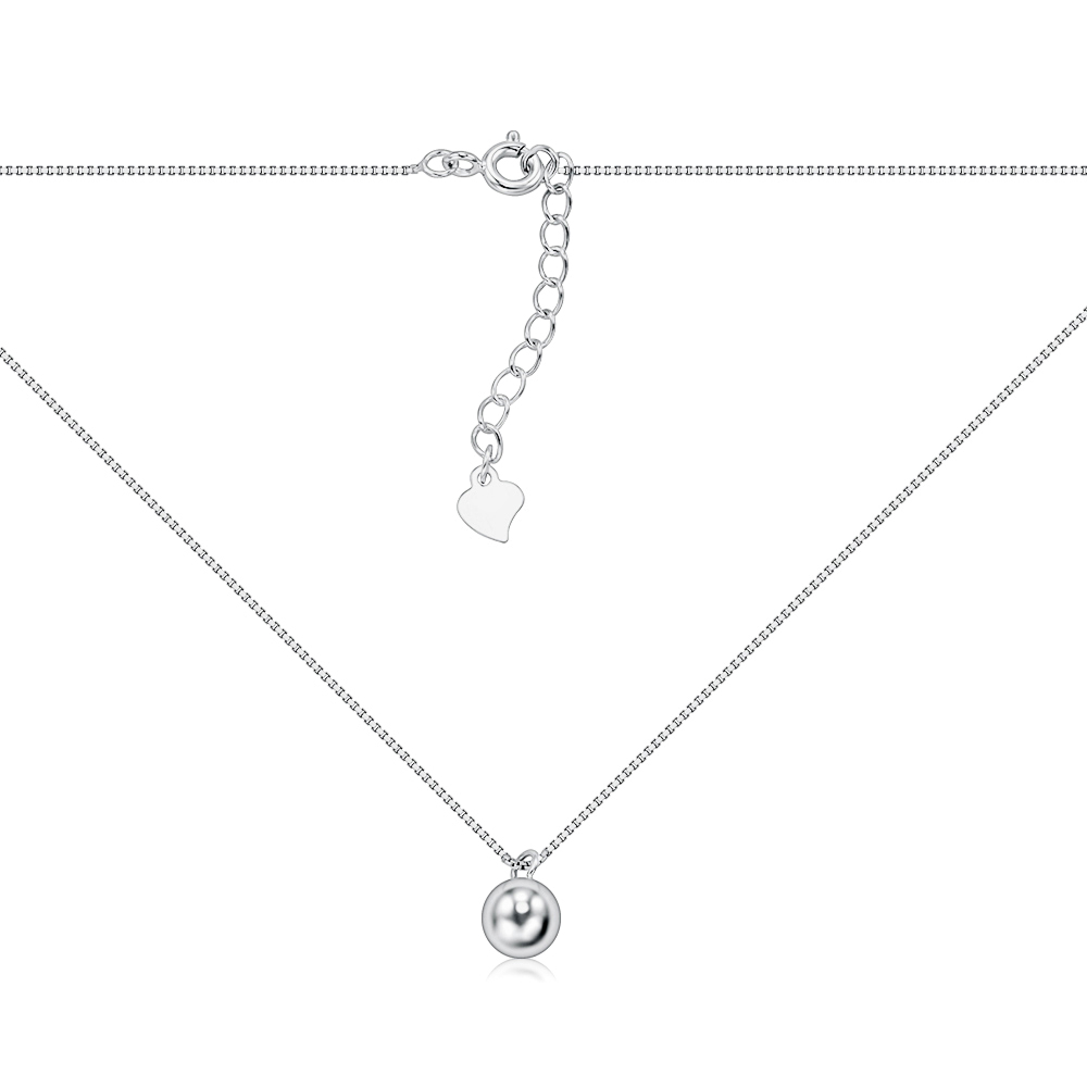 Серебряное колье без вставки C01054-K/12