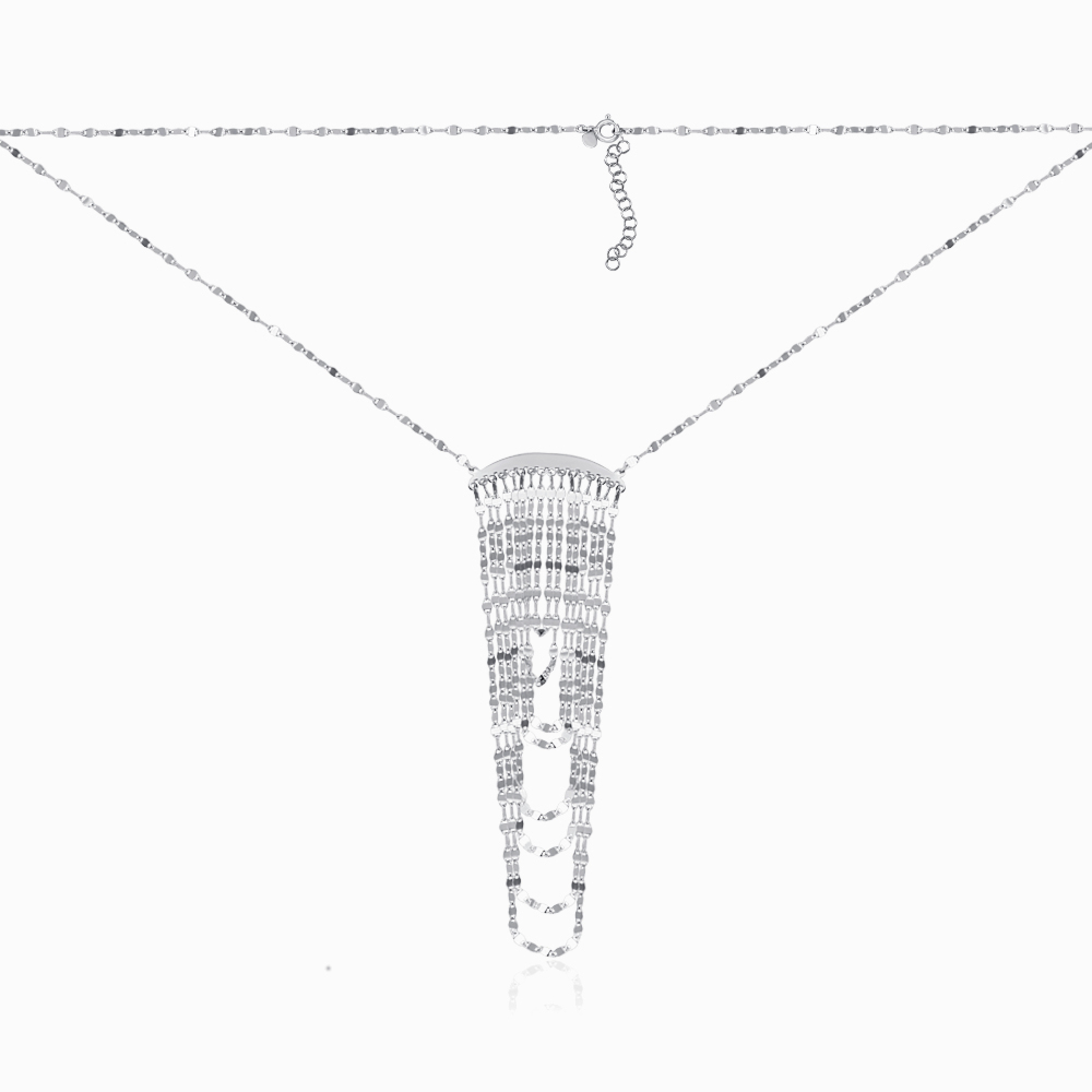 Срібне кольє без вставки CCFXD000064-K/12