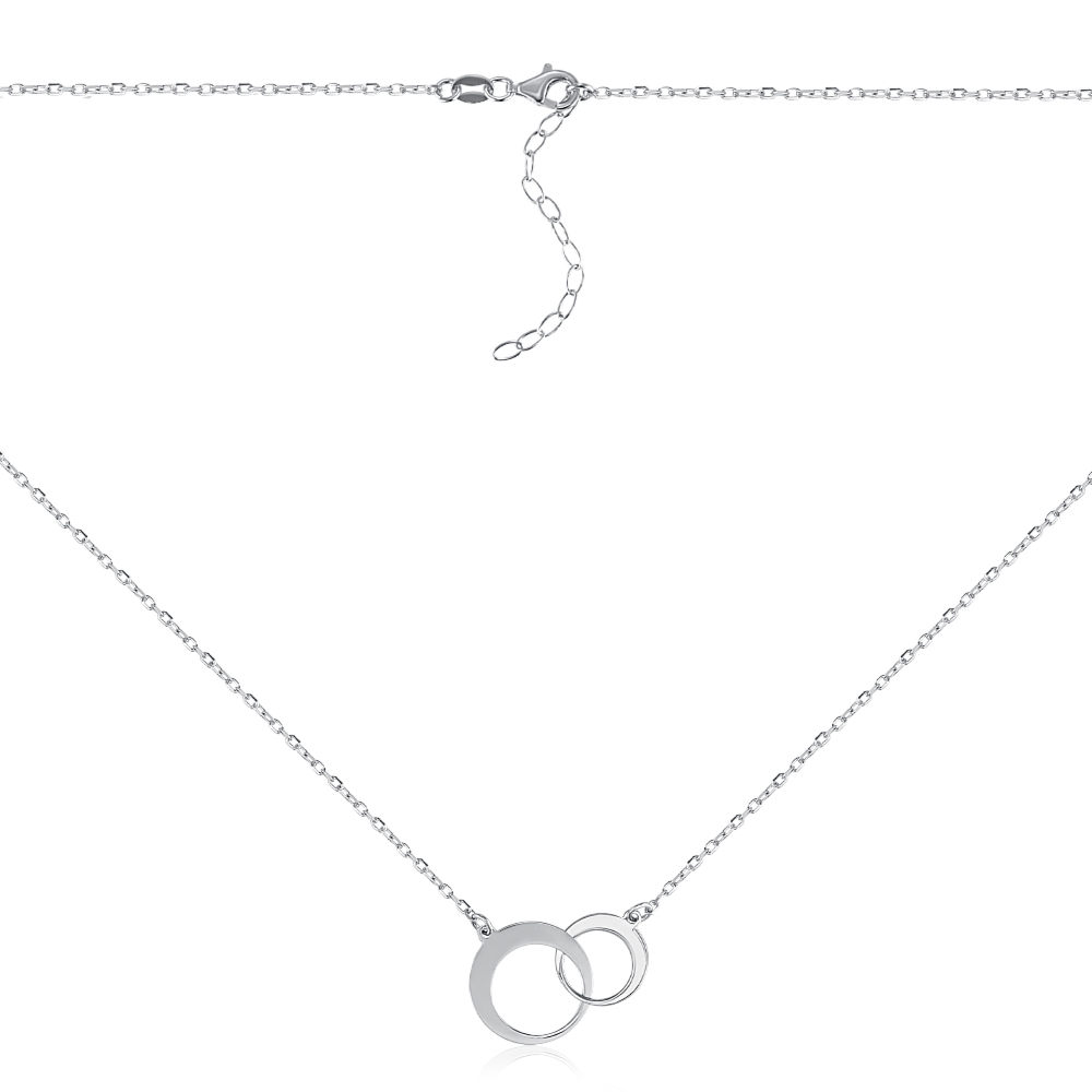Серебряное колье. Артикул CLT  11629 RH-K/12