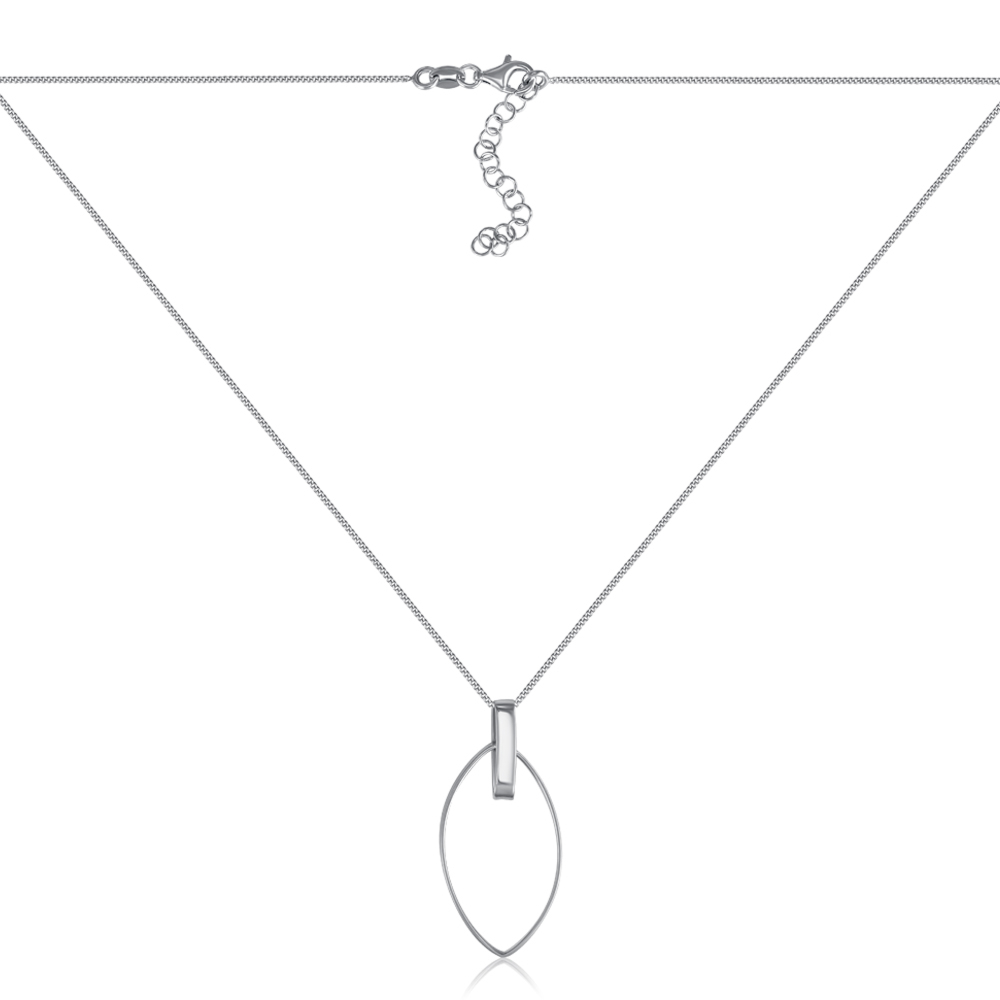 Серебряное колье. Артикул CLT  11808 RH-K/12
