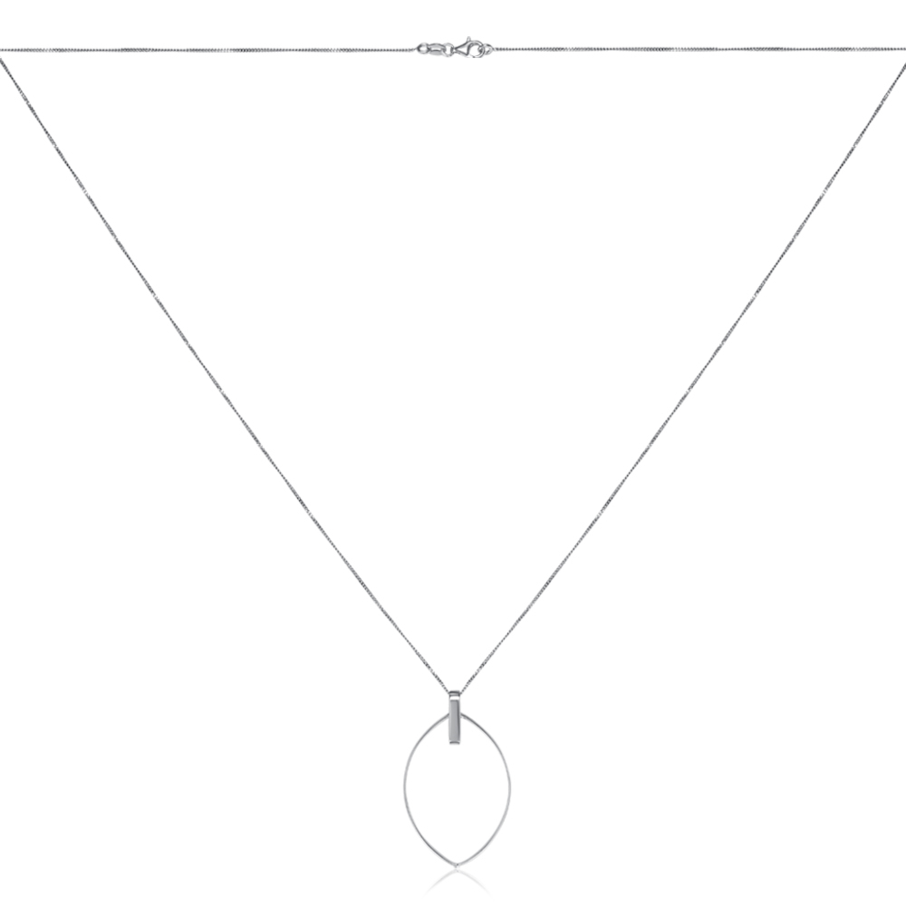 Серебряное колье. Артикул CLT  11809 RH-K/12