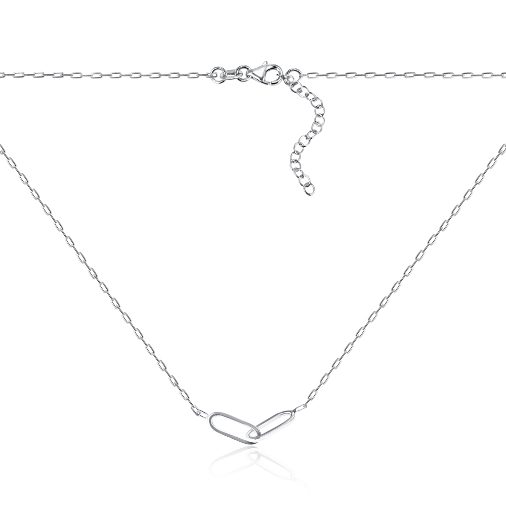 Серебряное колье. Артикул CLT  11341 G-K/12