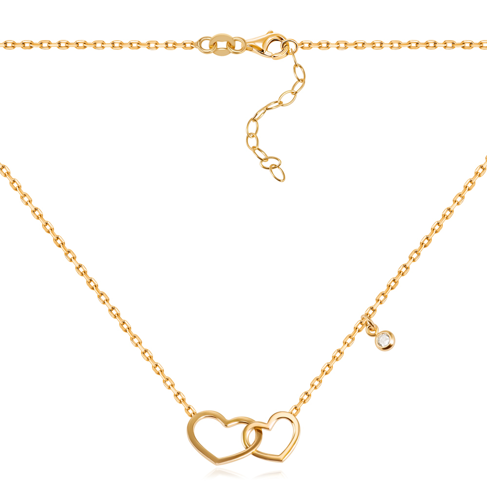 Серебряное колье. Артикул CLT_11963-K/20/1