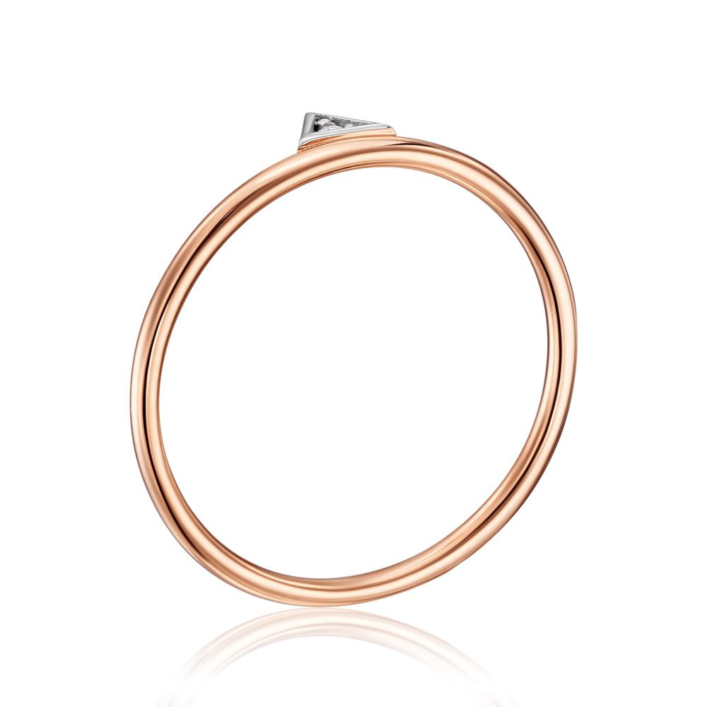 Золотое кольцо с бриллиантами. Артикул DNR0028-05-R/01/10881