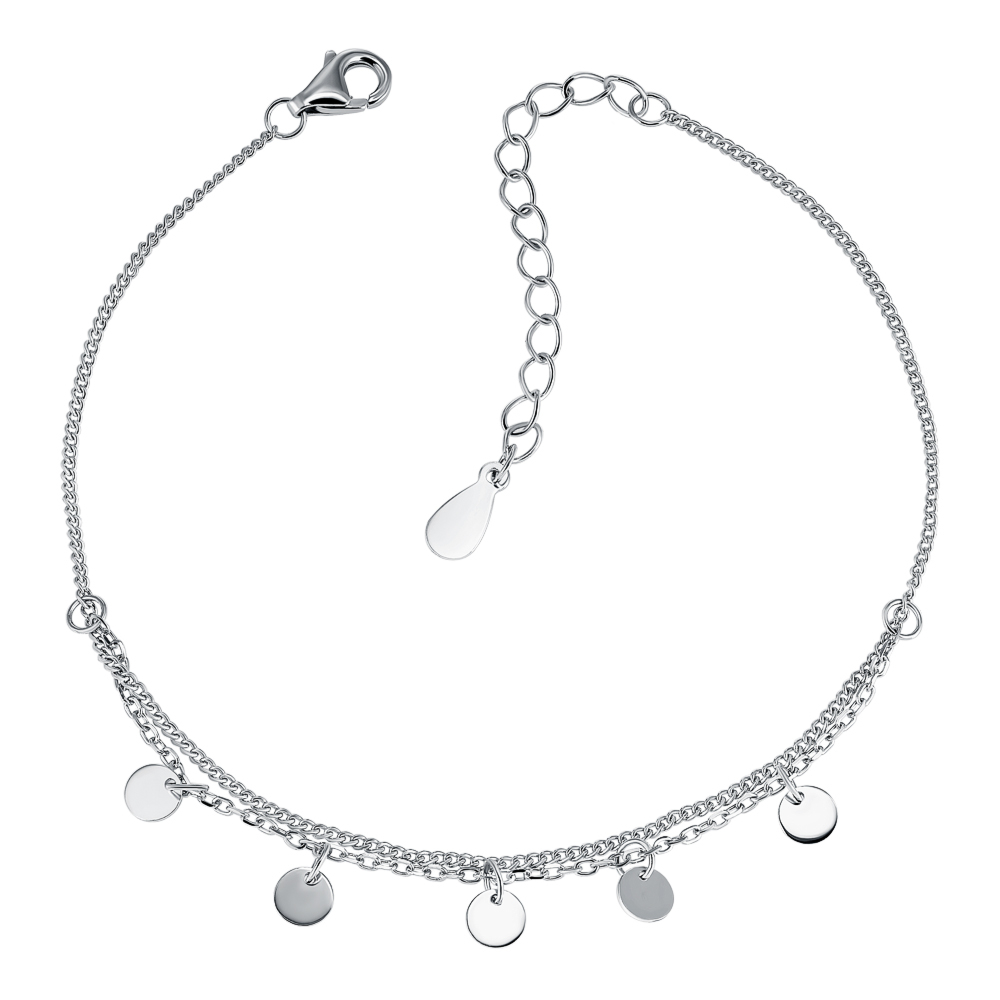 Серебряный браслет. Артикул DY150029-S-W-NA-B/12