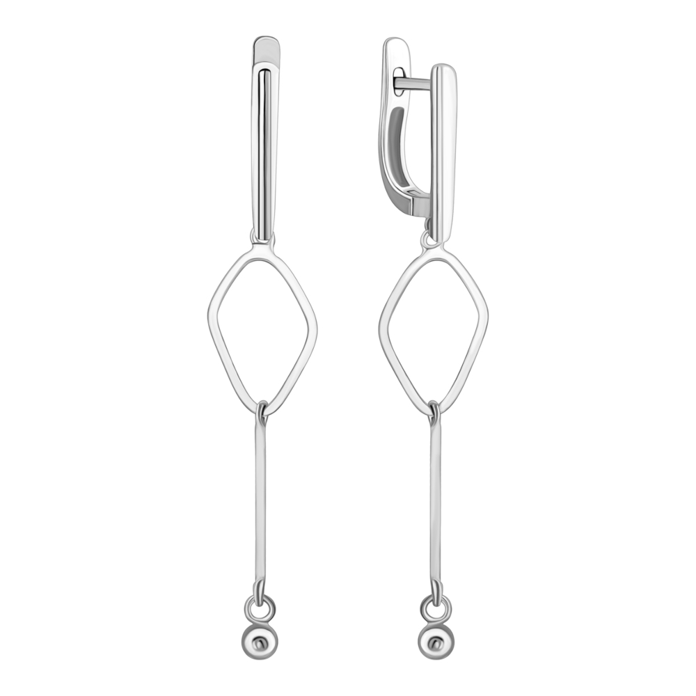 Серебряные серьги-подвески. Артикул UG5EA6326