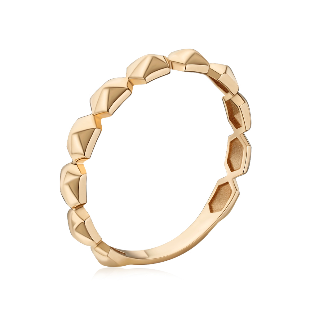Золотое кольцо без вставки F-1323-R/01