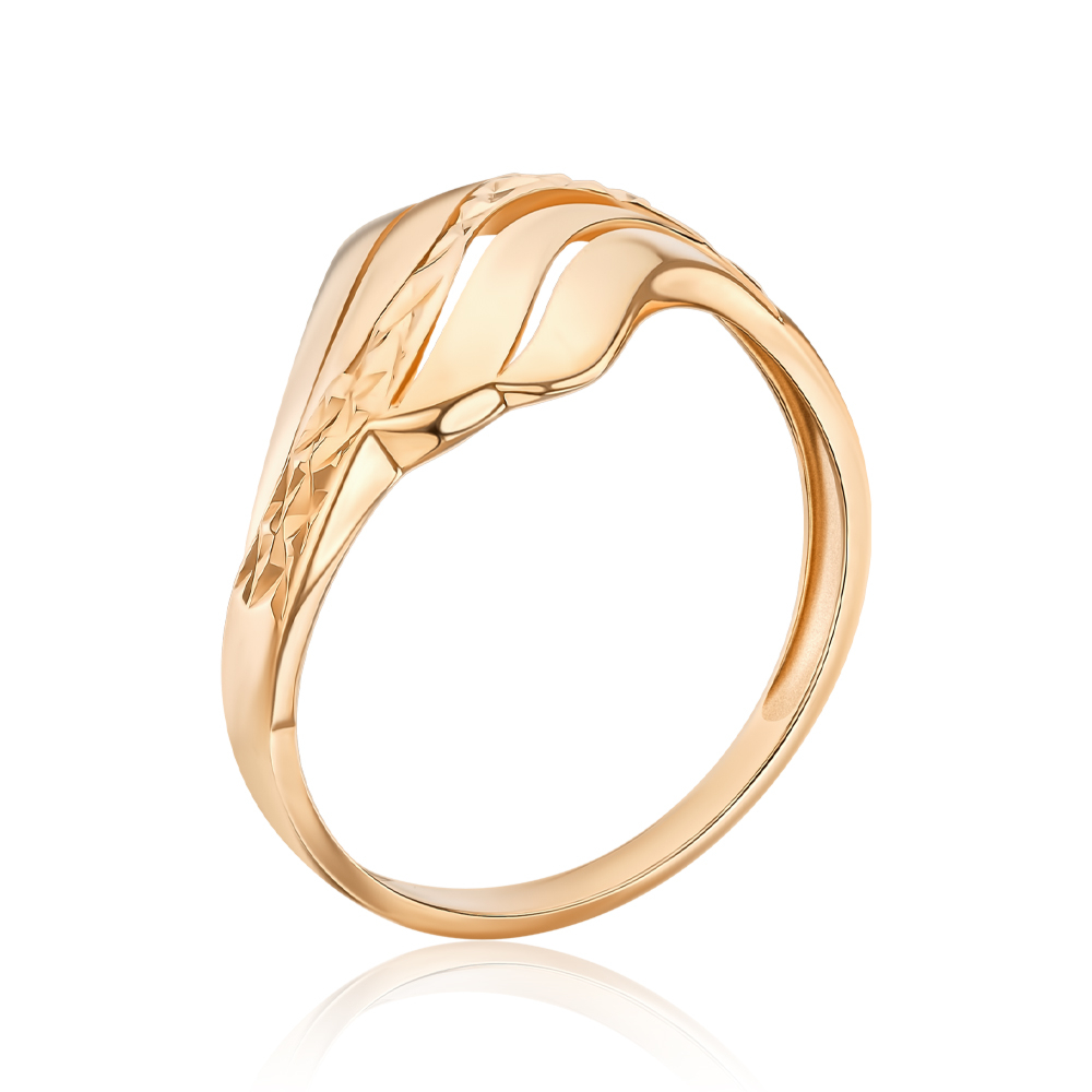 Золота каблучка F-331-1-R/01
