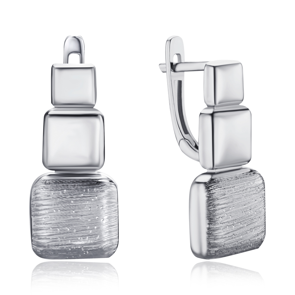 Золоті сережки без вставки F-K-2521-E/02