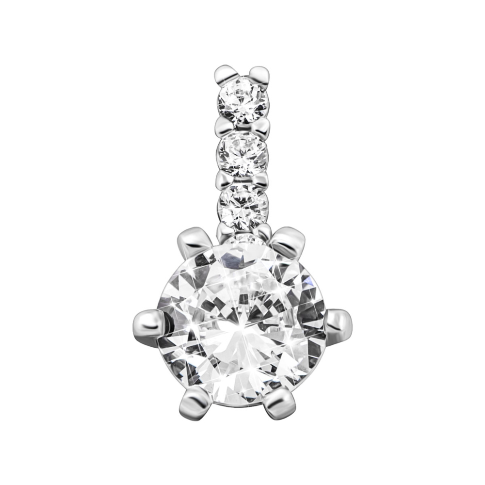 Серебряная подвеска с фианитами. Артикул UG5FP16426