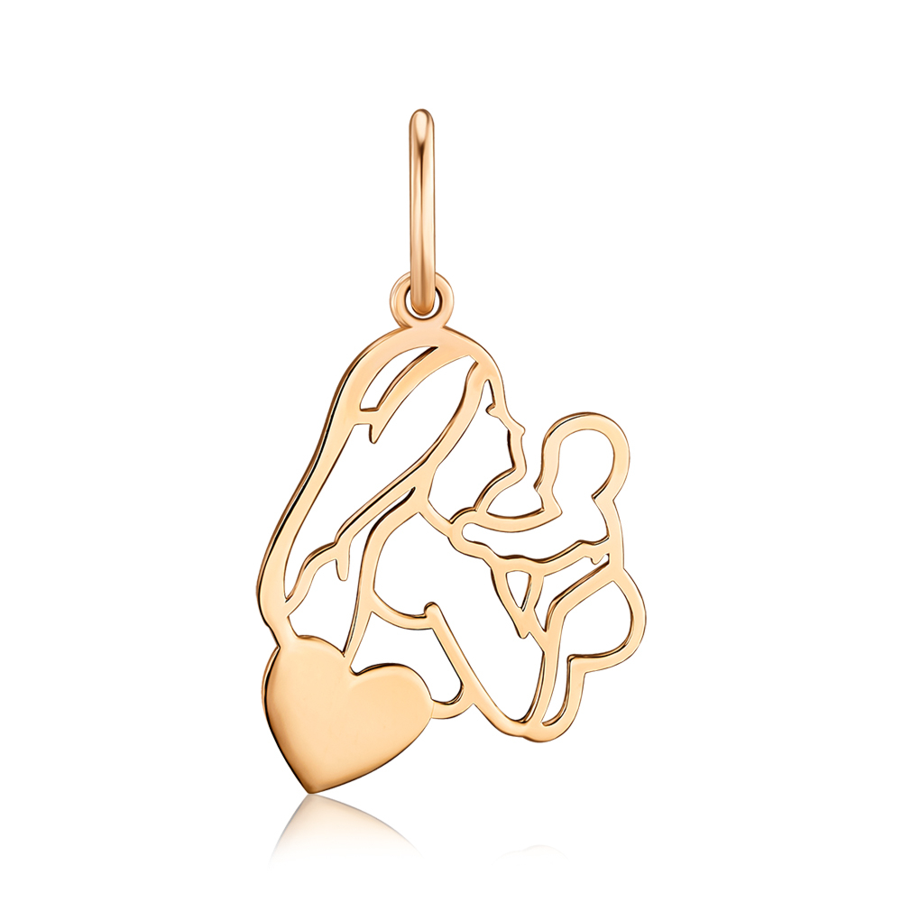 Золотая подвеска без вставки G-1883-P/01