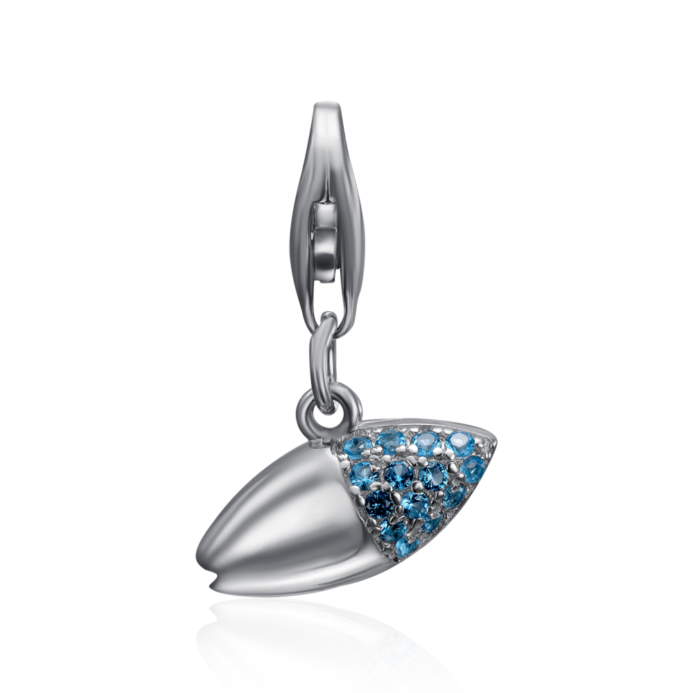 Серебряная подвеска с фианитами. Артикул GP01719A-P/12/1273