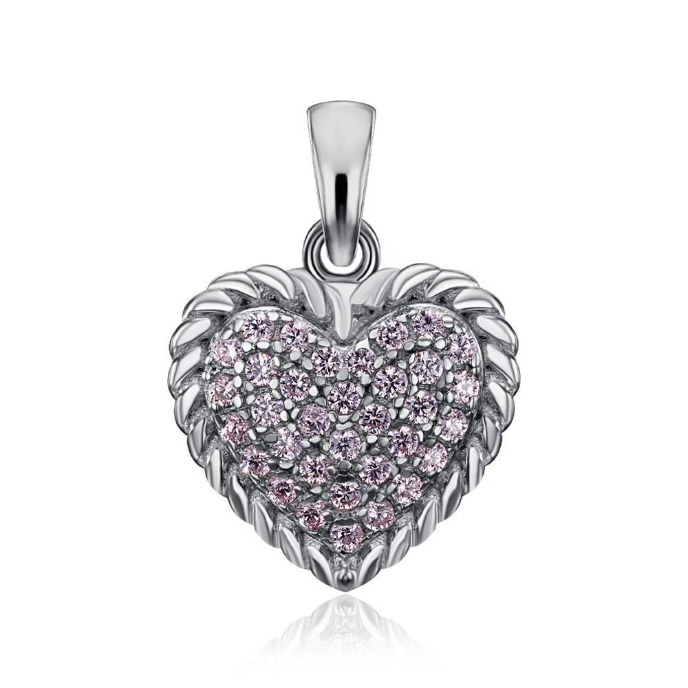 Серебряная подвеска с фианитами. Артикул GP13960A-P/12/1504