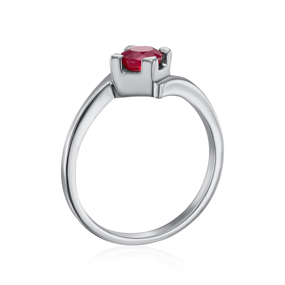 Серебряное кольцо с рубином. Артикул GREP2388-R/12/8453