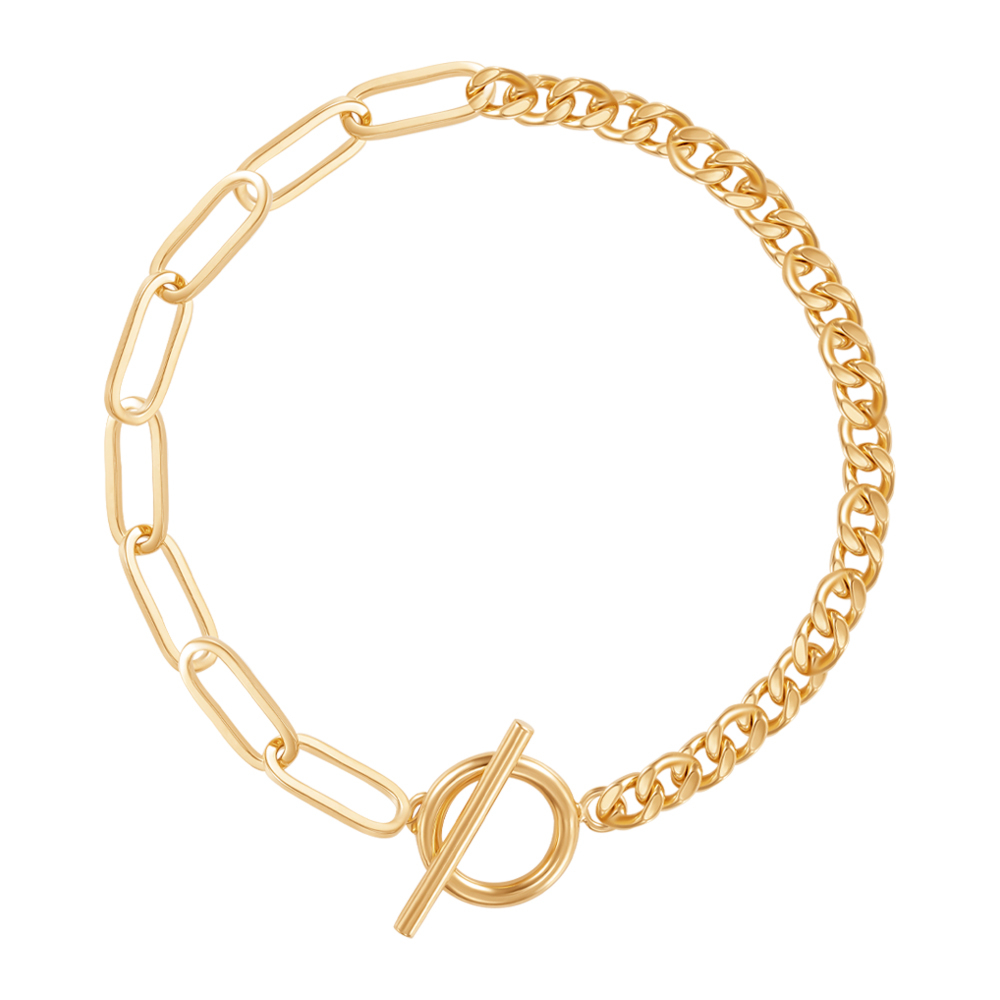 Серебряный браслет. Артикул HC-1709-GOLD-B/20