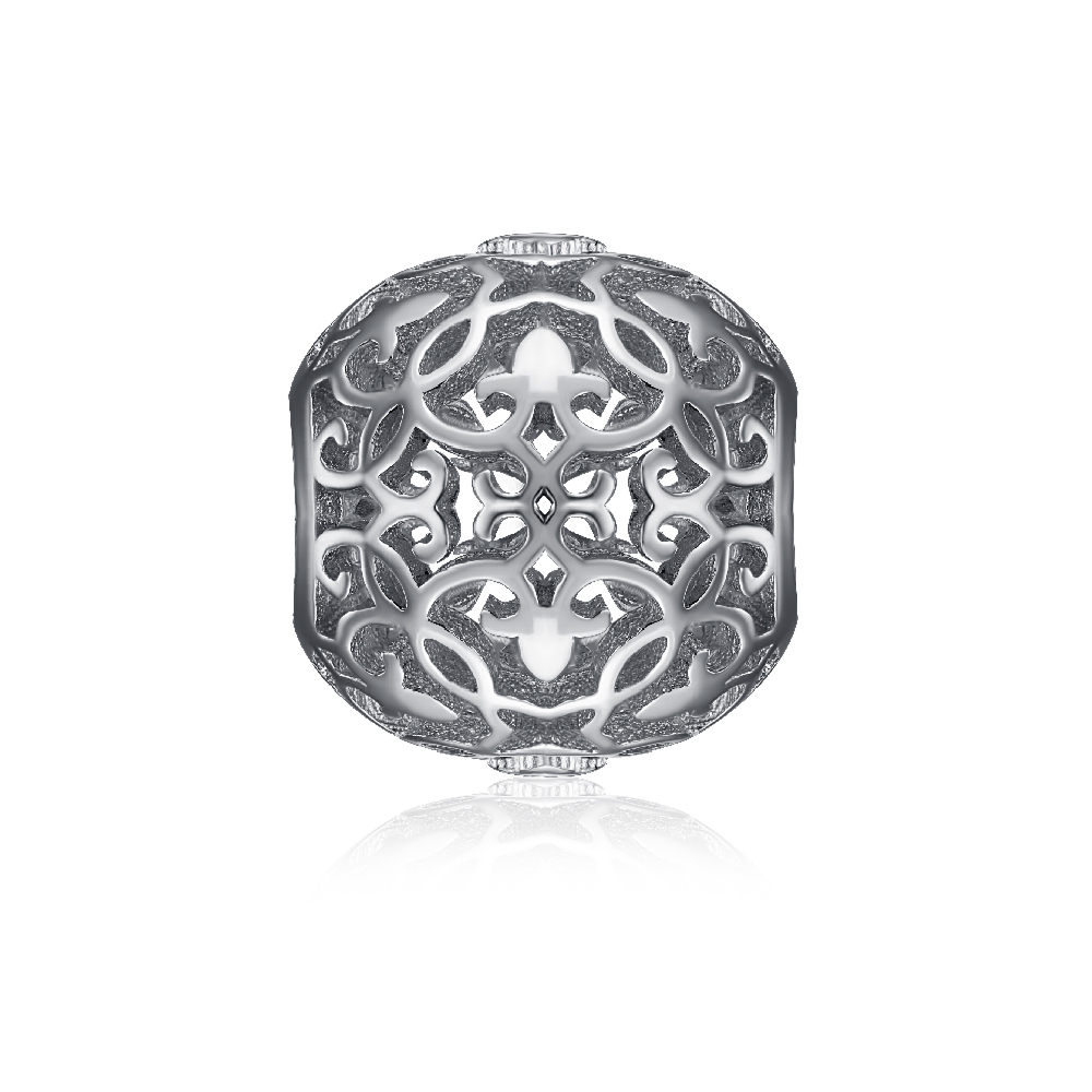 Серебряная бусина-шарм. Артикул HS-695-D-P/12