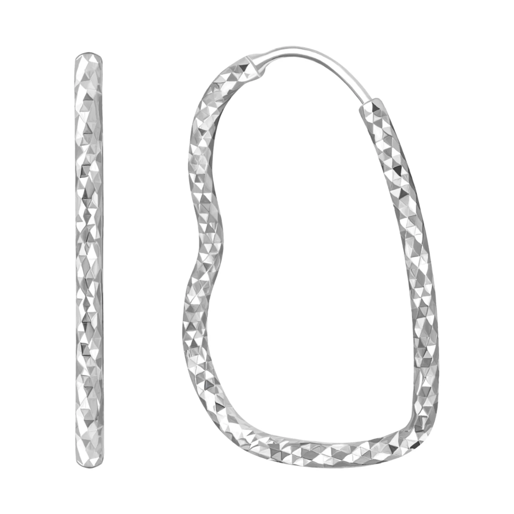 Серебряные серьги-конго. Артикул UG5FE13259
