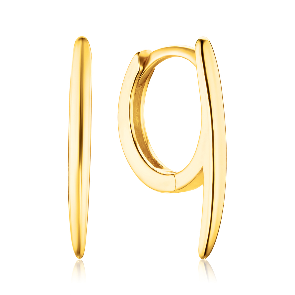 Срібні позолочені сережки JB01541-E/20