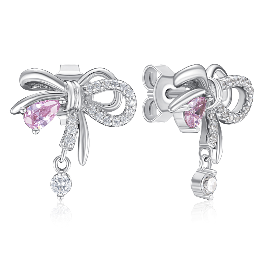 Серебряные серьги с фианитами. Артикул ME15972A-E/12/1506