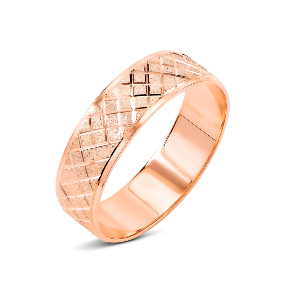Обручальное кольцо с алмазной гранью. Артикул UG510/0337/00/01/01