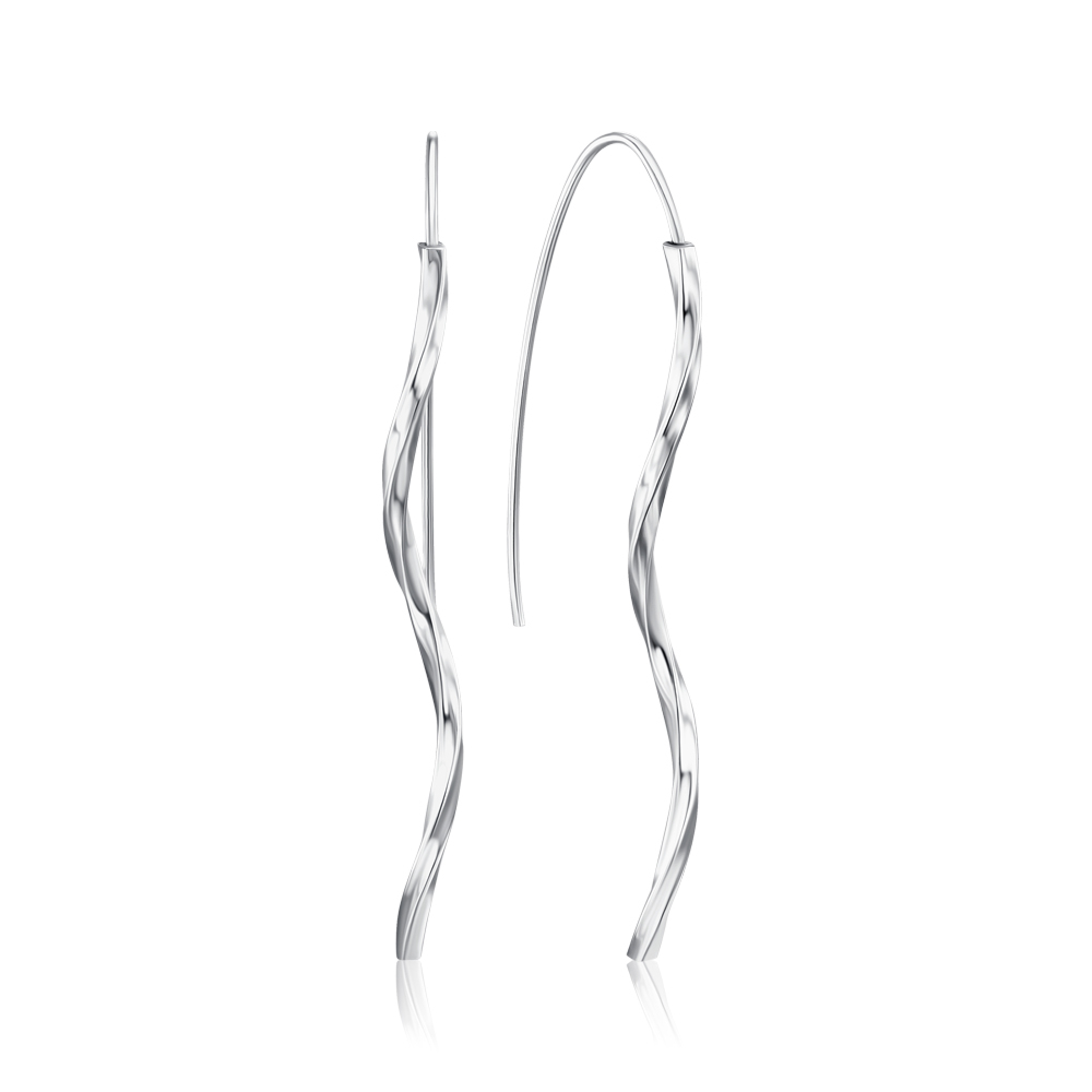 Серебряные серьги OF036-0064-E/12