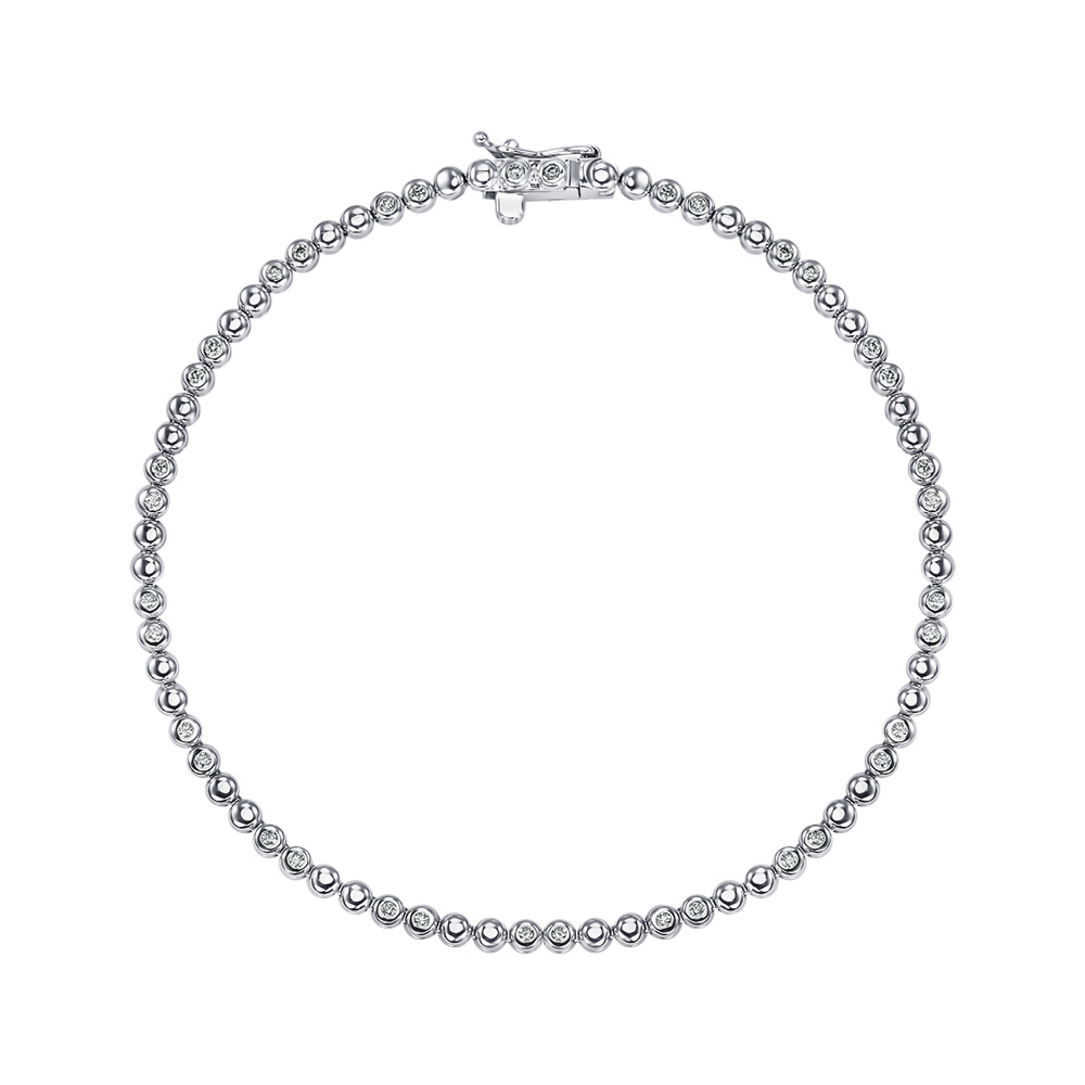 Золотий браслет з діамантами P-10051/02/8582