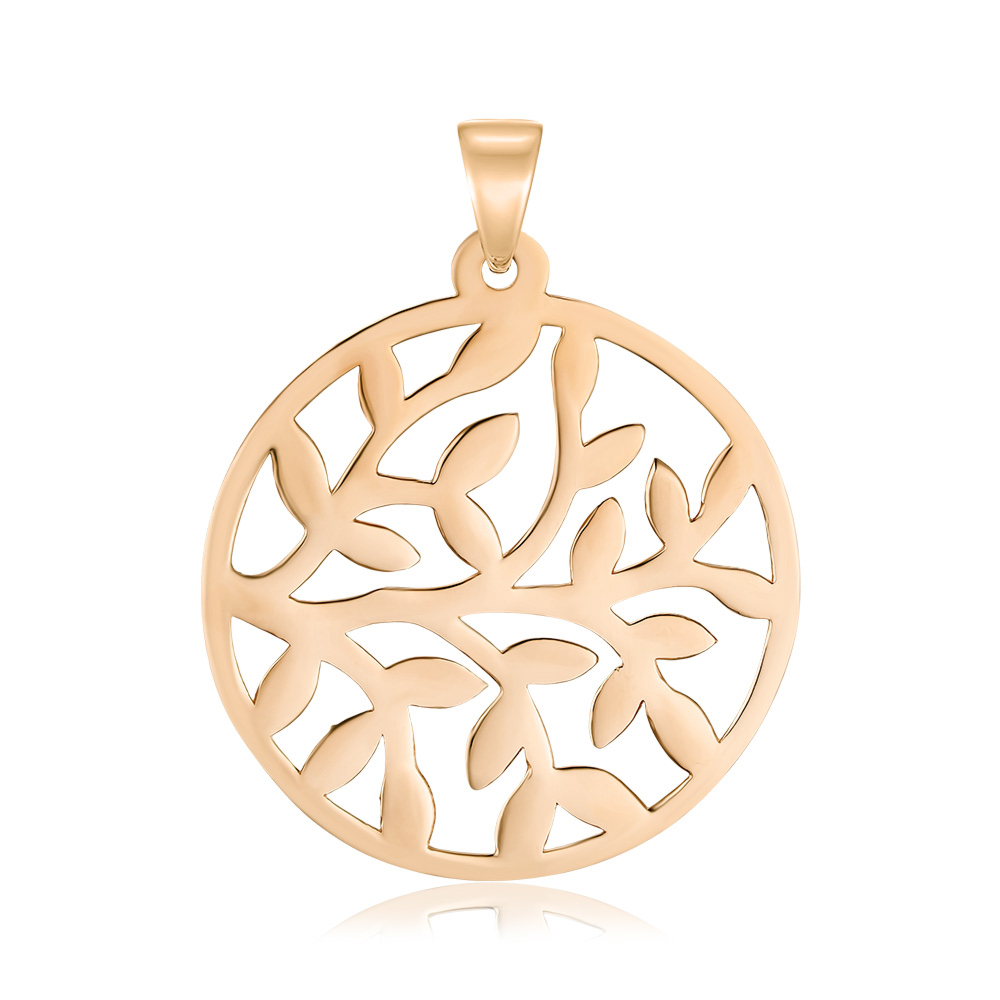 Золота підвіска без вставки P-1189-P/01