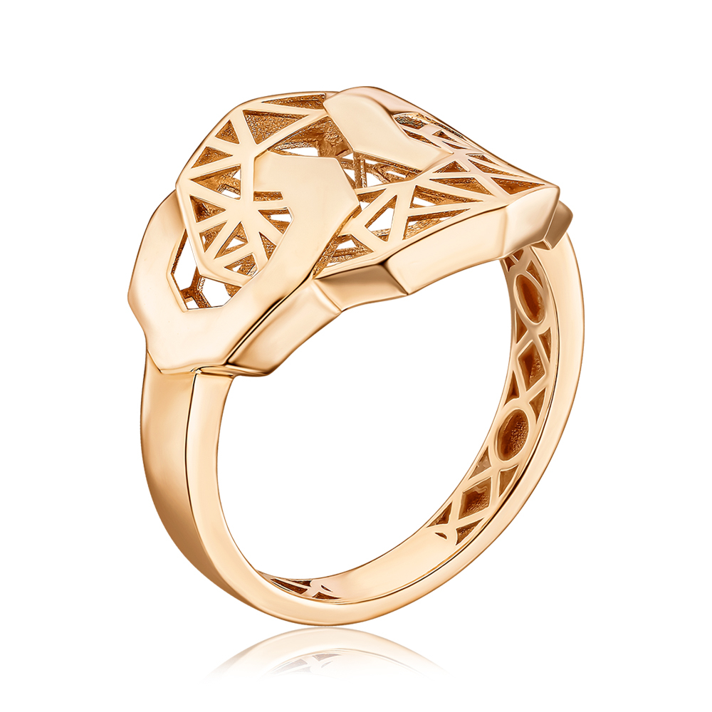 Золота каблучка без вставки P-2035-R/01