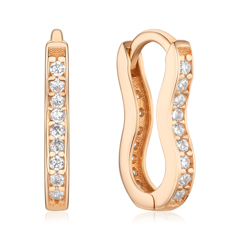 Золотые серьги-конго P-2060-E/01/1