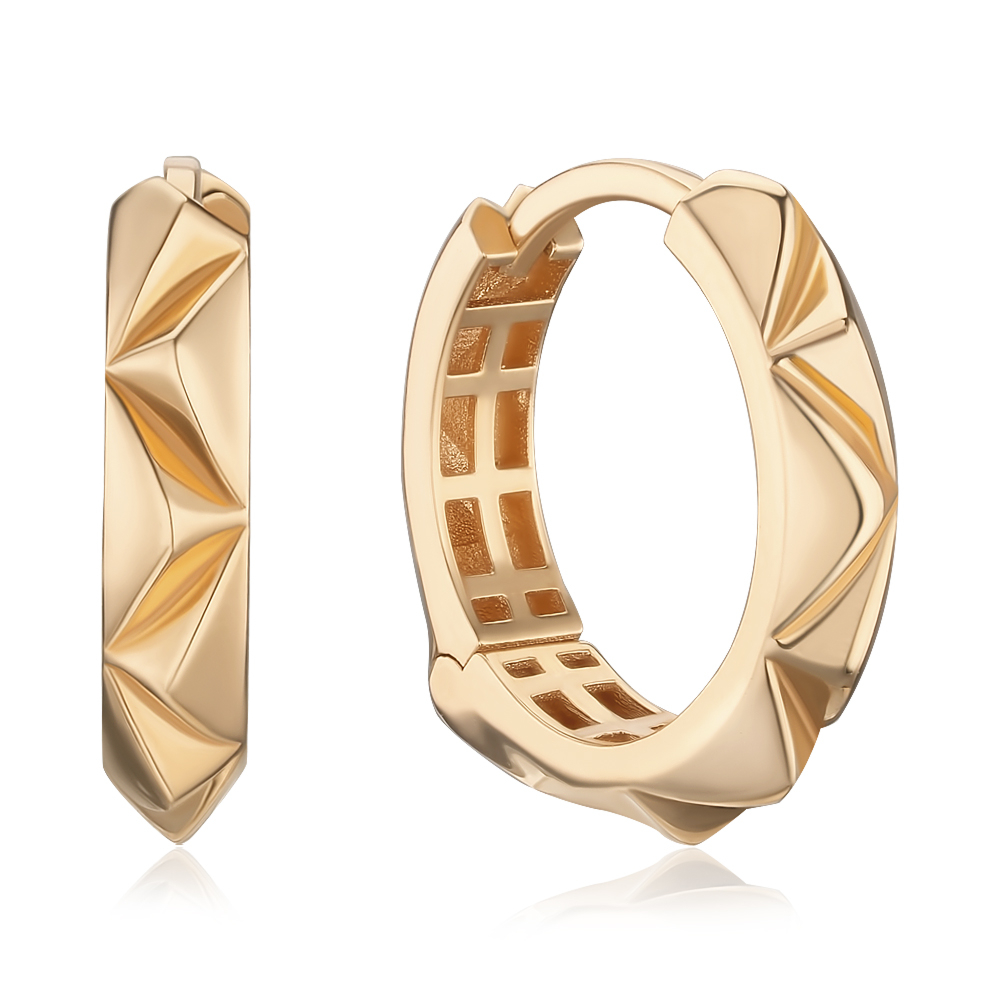 Золотые серьги-конго P-2070-E/01