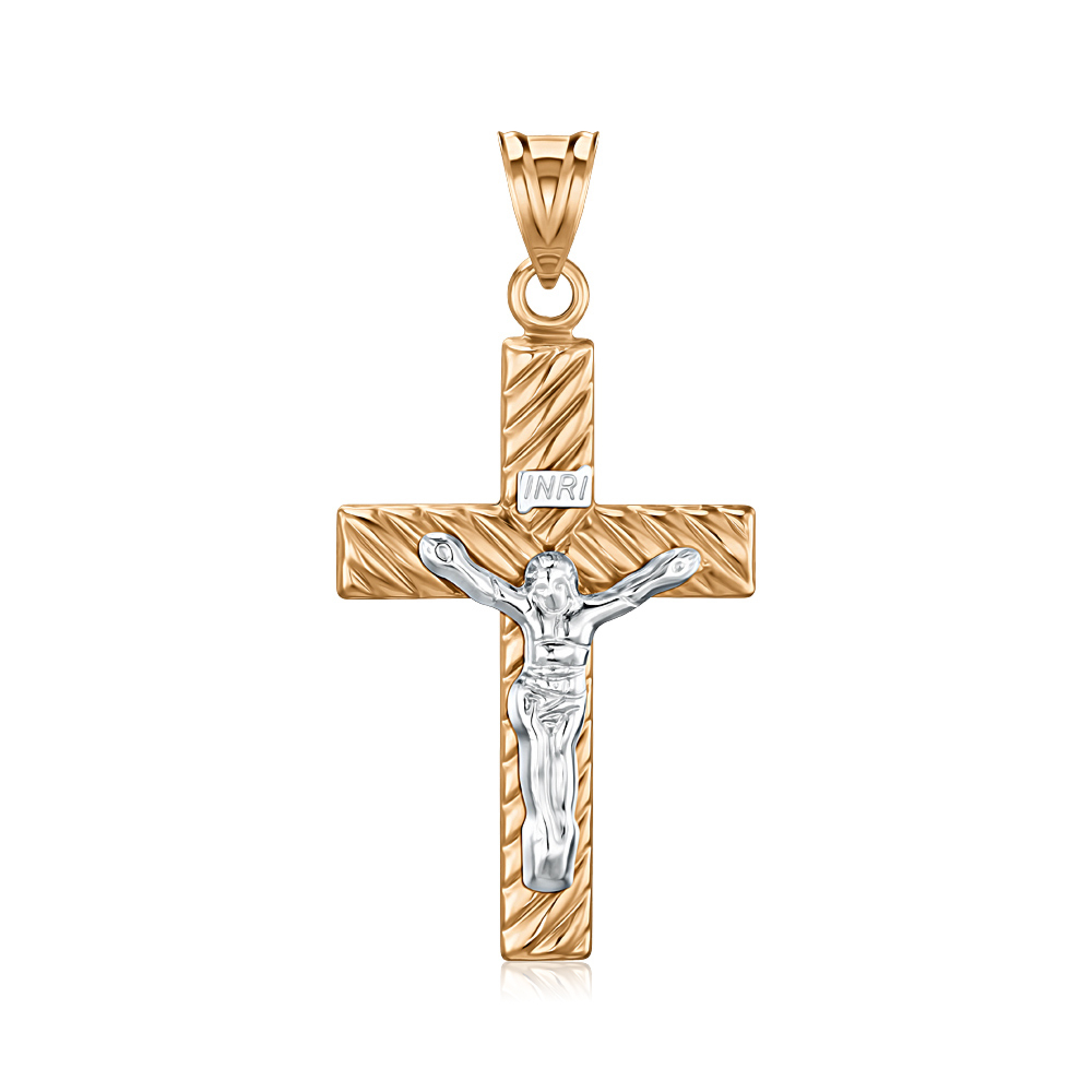 Золотой крестик P-4120-P/14