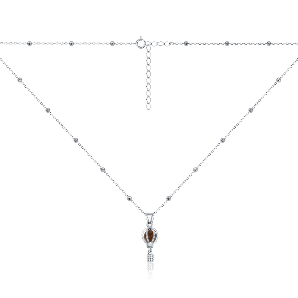 Серебряное колье P-4227-K/12/10