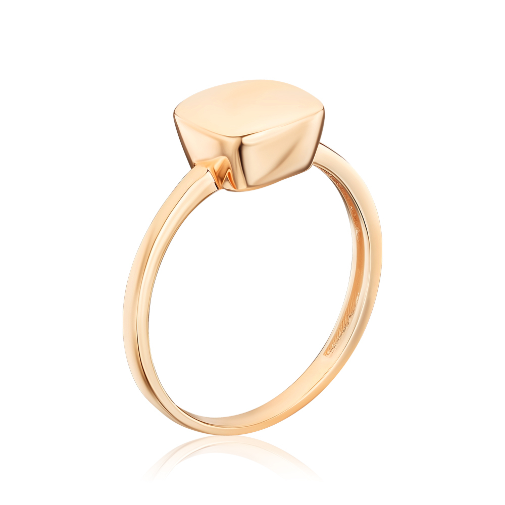 Золотое кольцо без вставки P-547-R/01