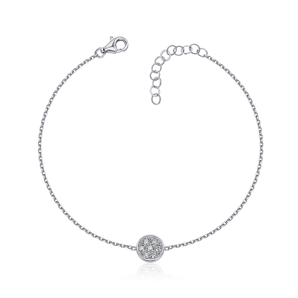 Золотий браслет з діамантами P-BD00012-B/02/8581