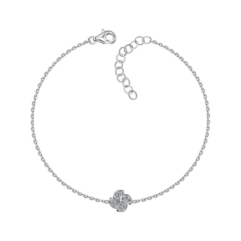 Золотий браслет з діамантами P-BD00014-B/02/9023