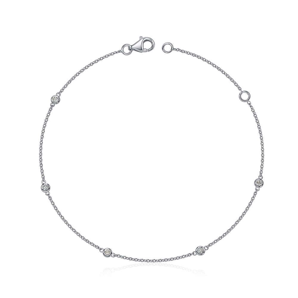 Золотий браслет з діамантами P-DB08001-B/02/9022