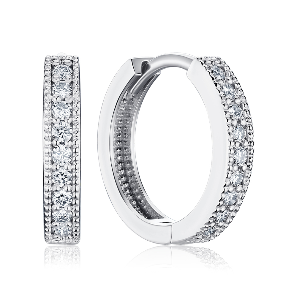 Золотые серьги с бриллиантами P-DE00911/02/8582