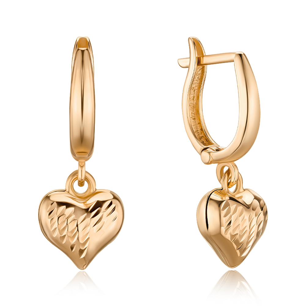 Золотые серьги P-E6020-E/01