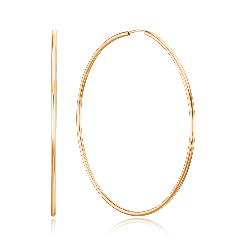 Золоті сережки-конго P-ER1014-1-E/01